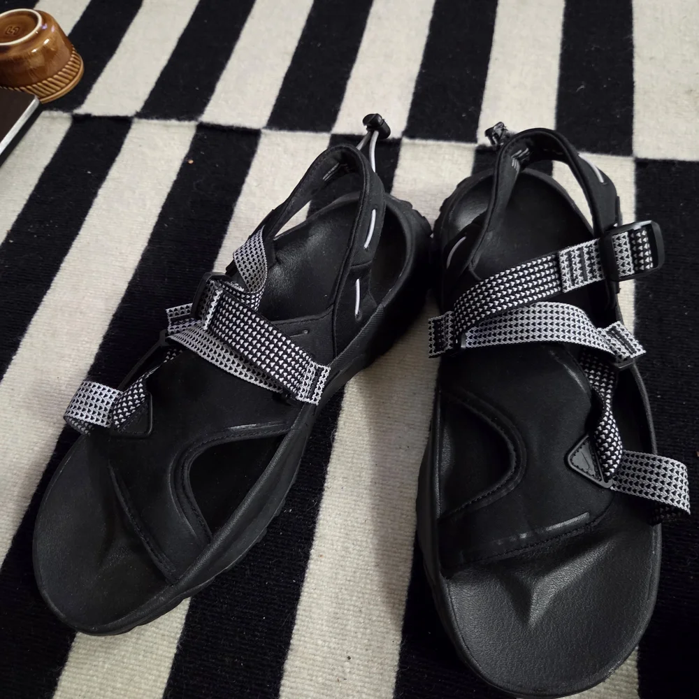 Nike Black‎ and Gray Outdoor Sport Sandals